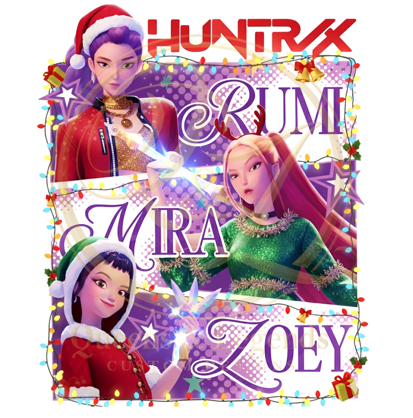 HUMNTRIX GROUP CHRISTMAS DTF PRINT