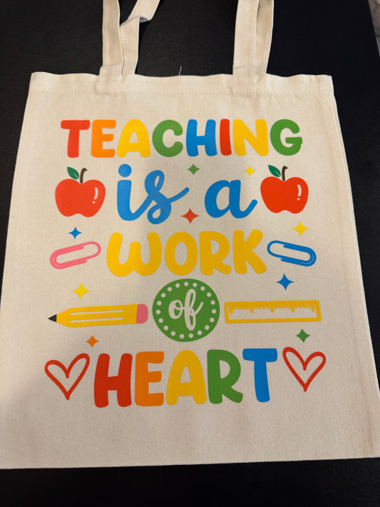 Teach is a work of Heart