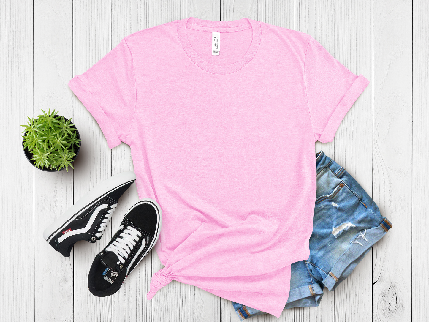 Bella Canvas Pink T-Shirt