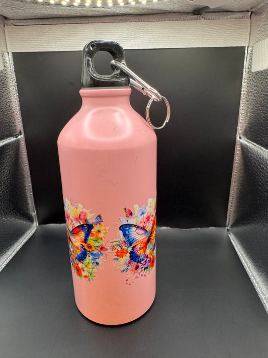 Butterfly Backpack Aluminum Water Bottle