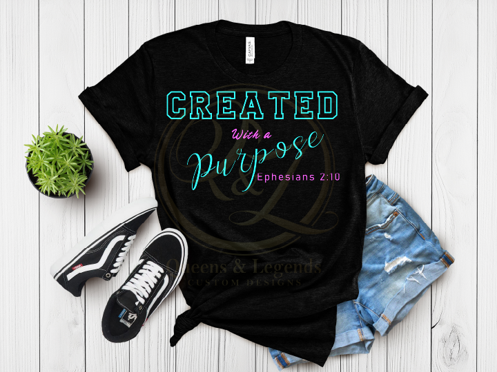 Created With a Purpose DTF Transfer