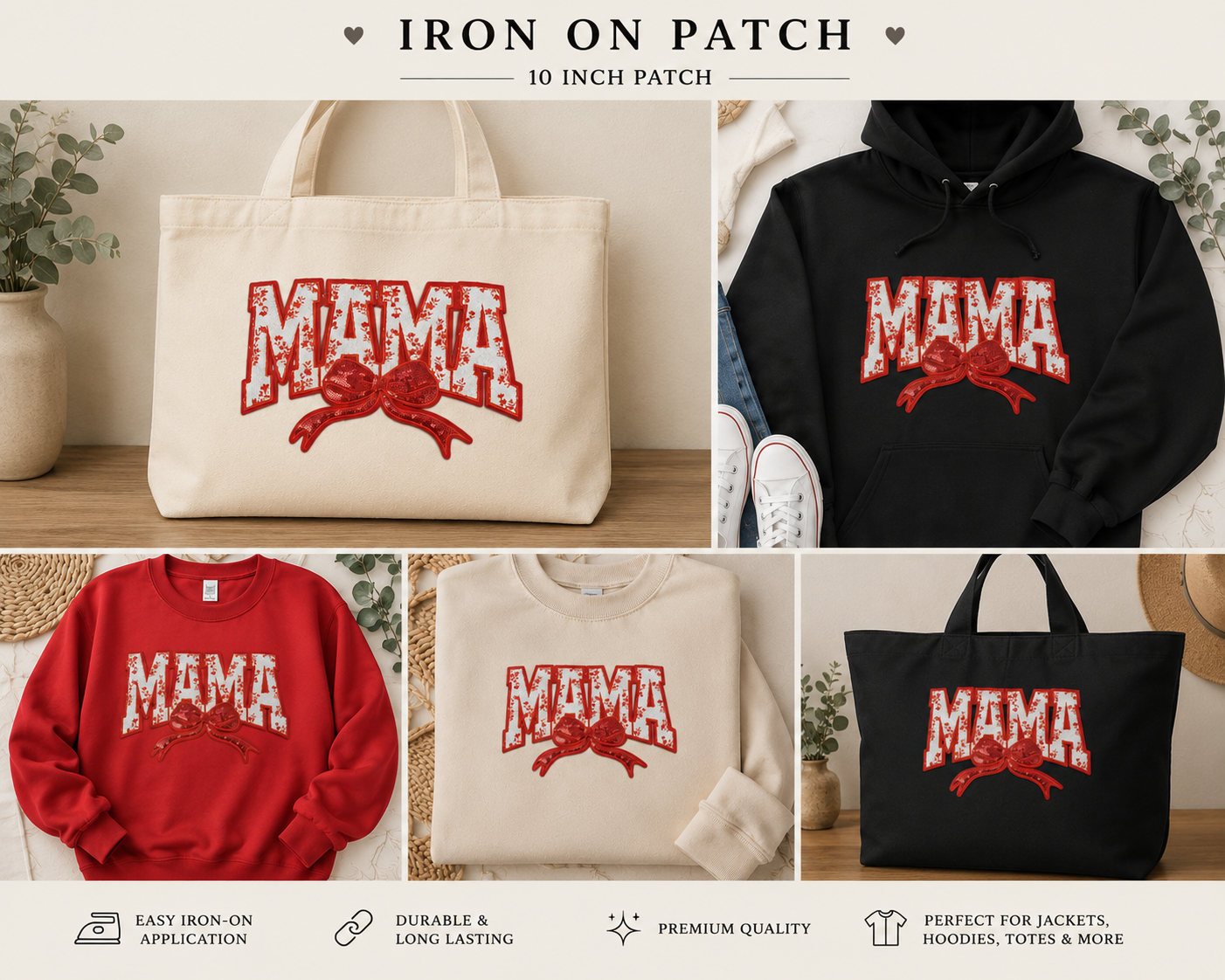 Red Mama Iron Patch