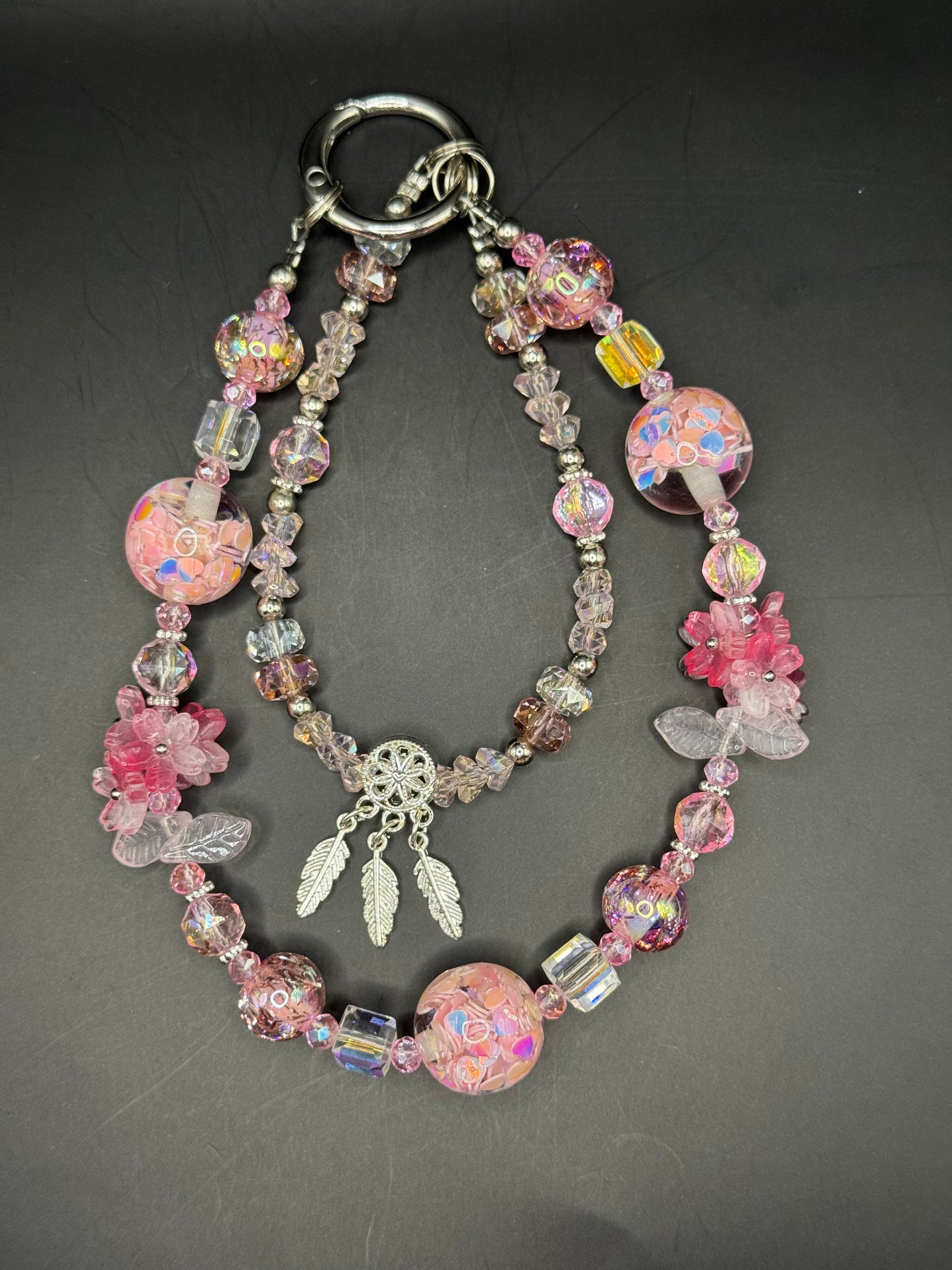 Pink Phone Charm