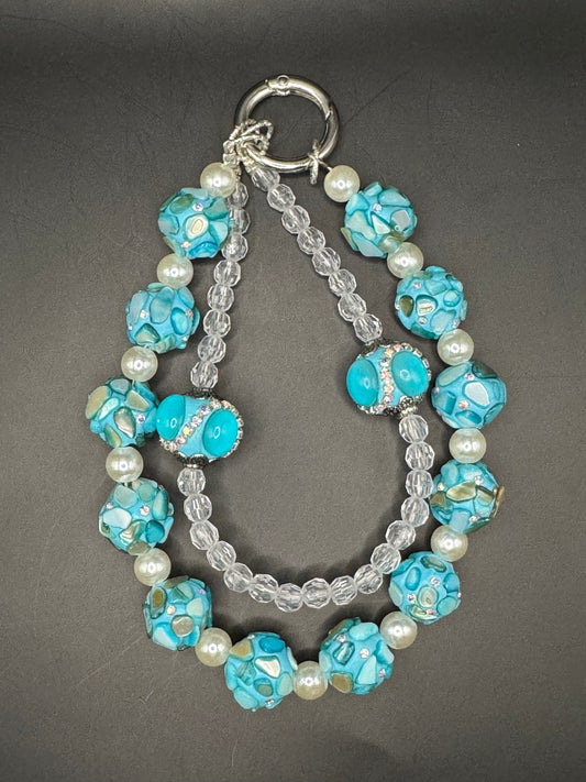 Turquoise Phone Charm