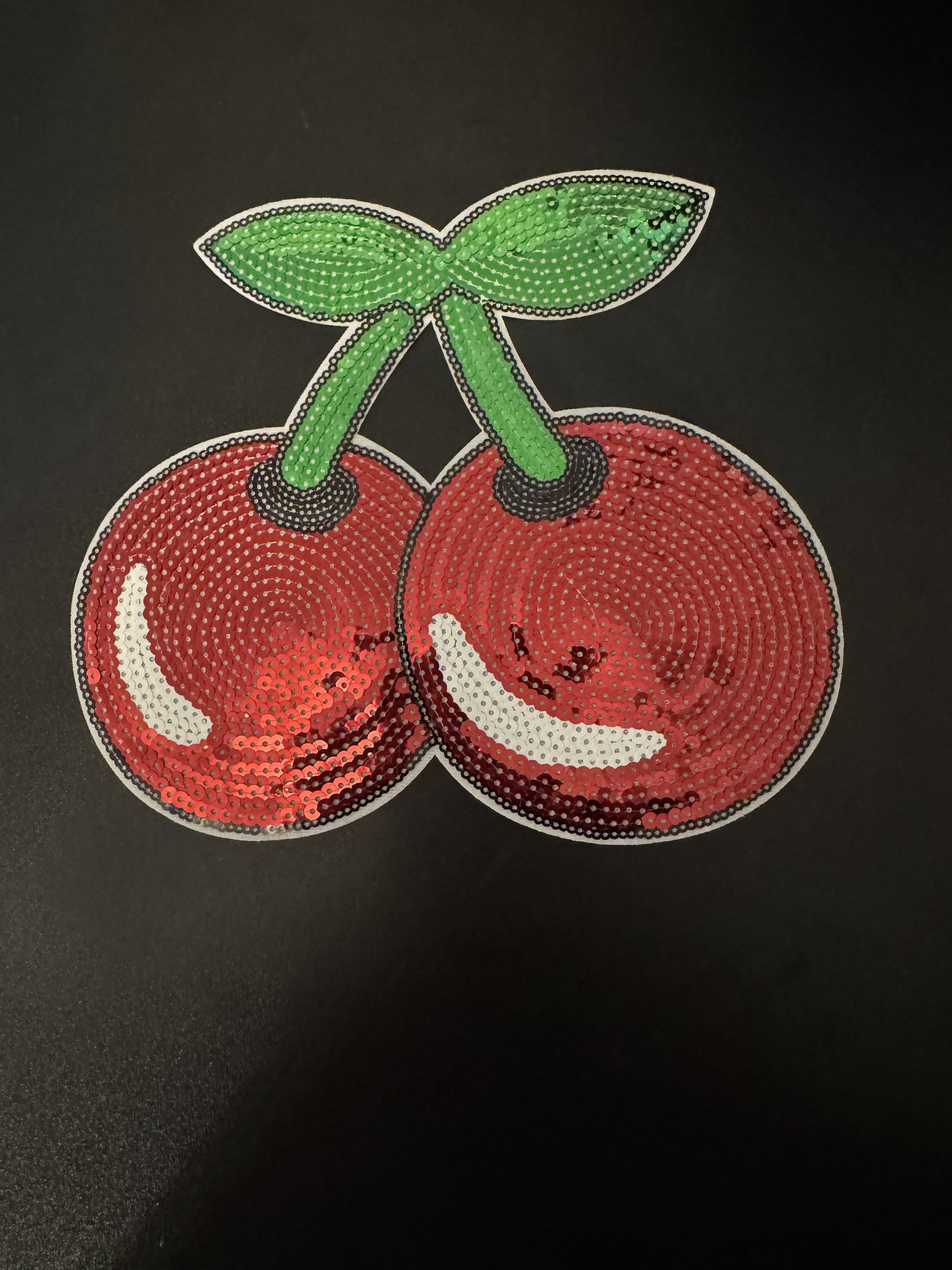 Cherry Chenille patch