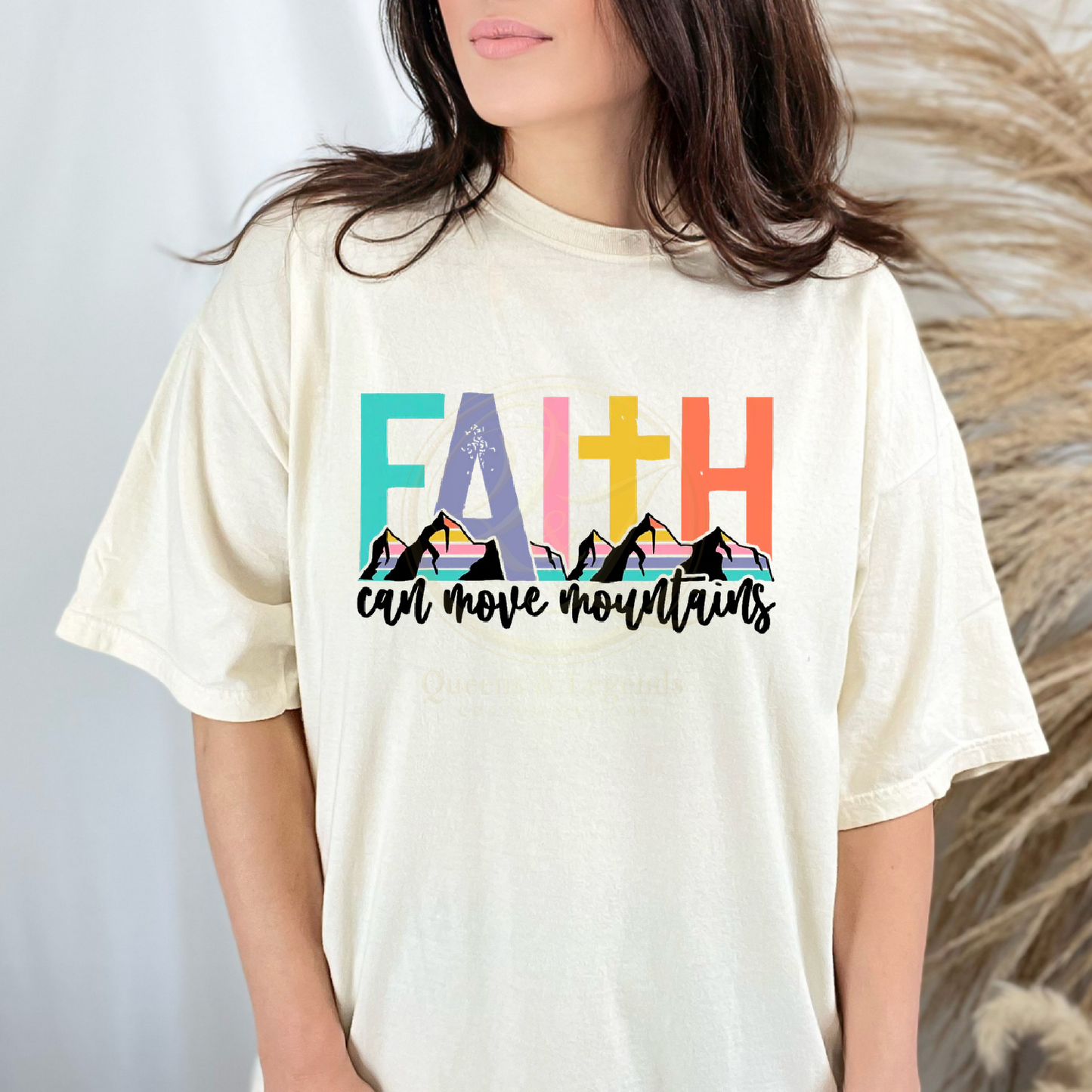 Faith Can Move Mountains DTF Transfer