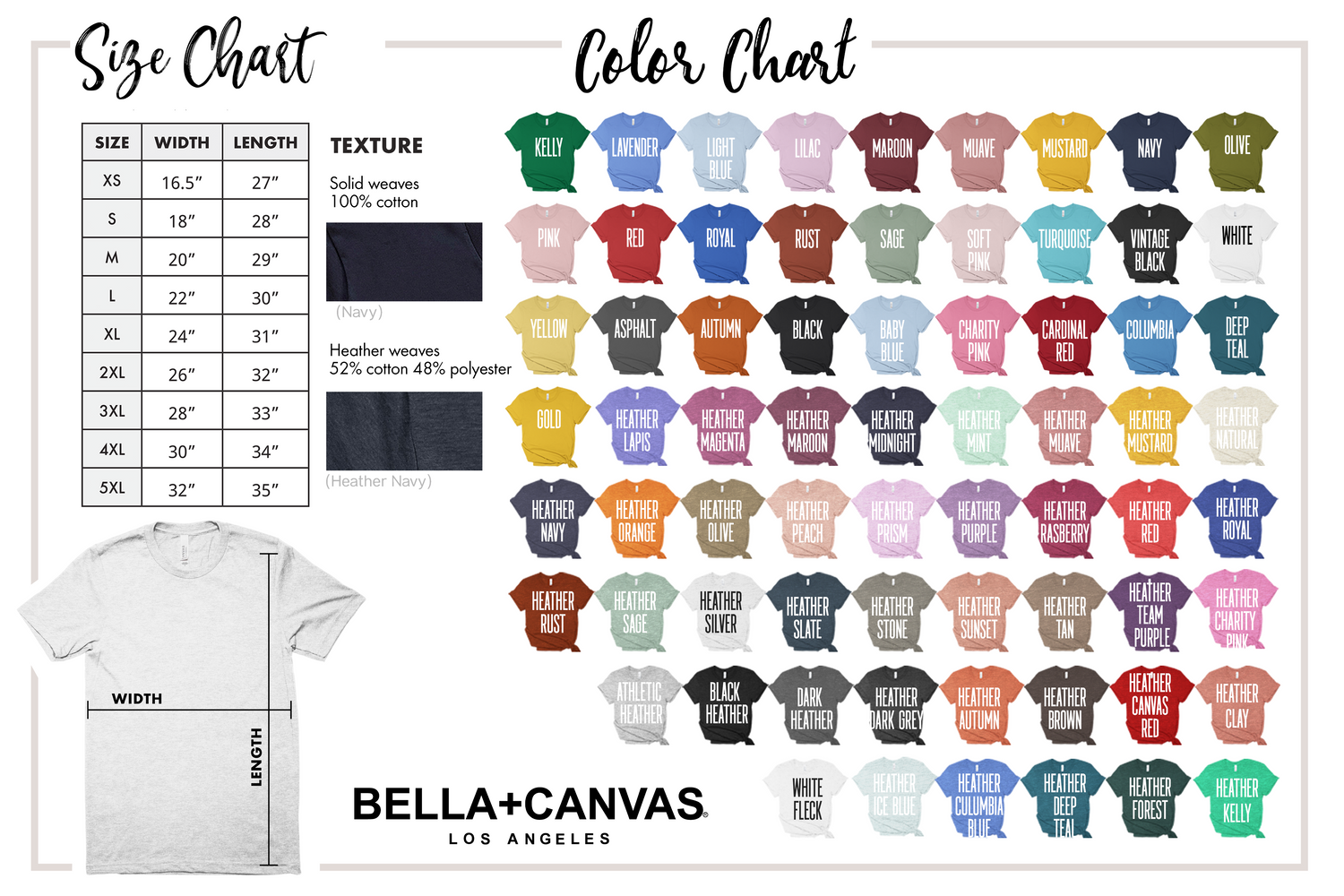 Bella Canvas Blanks