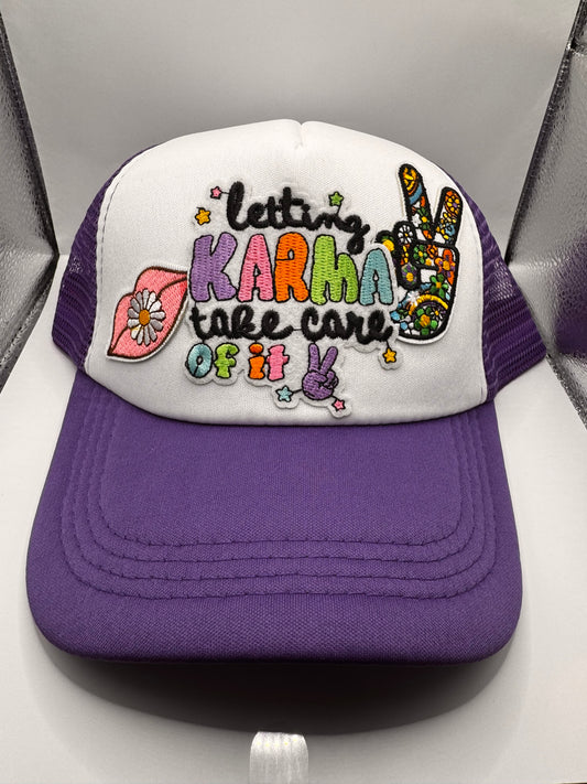 Letting Karma Take Care of It Trucker Hat