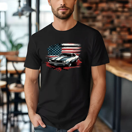 American flag Camaro