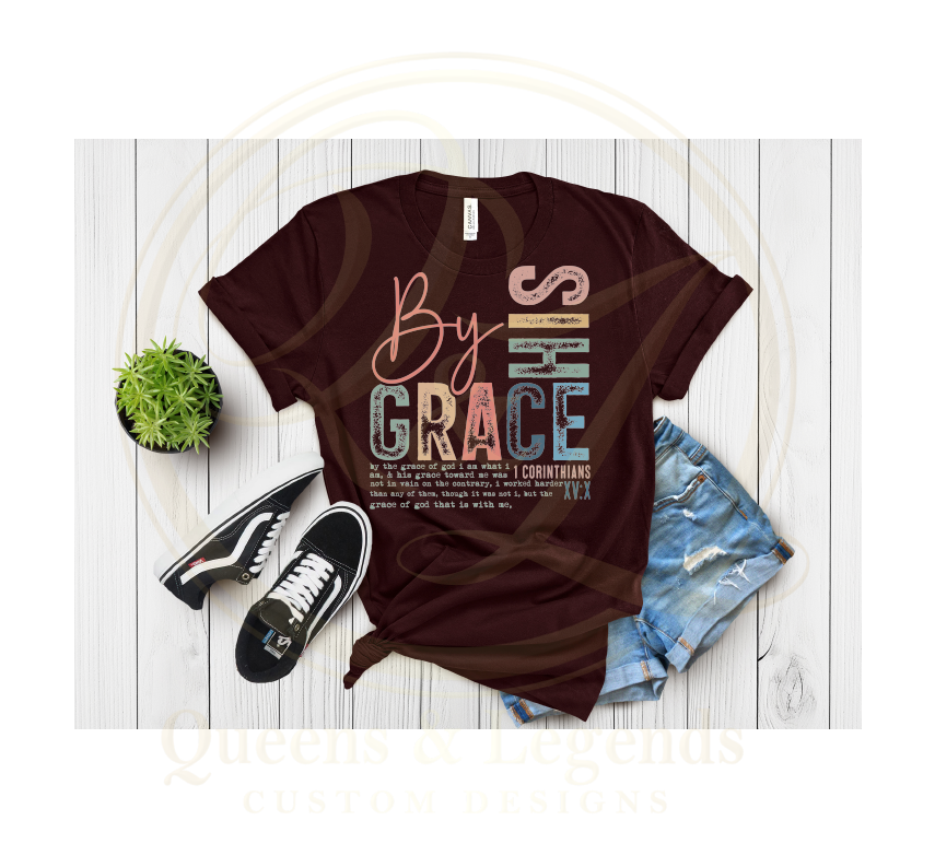 By His Grace - DTF Transfer