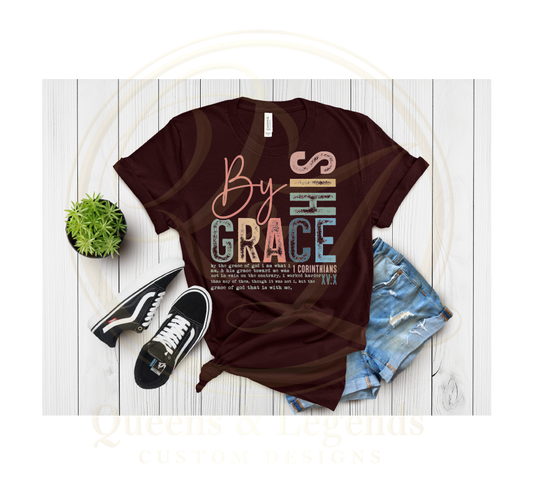 By His Grace - DTF Transfer