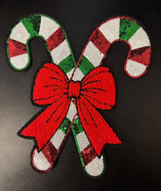 Candy Can Iron on Patch