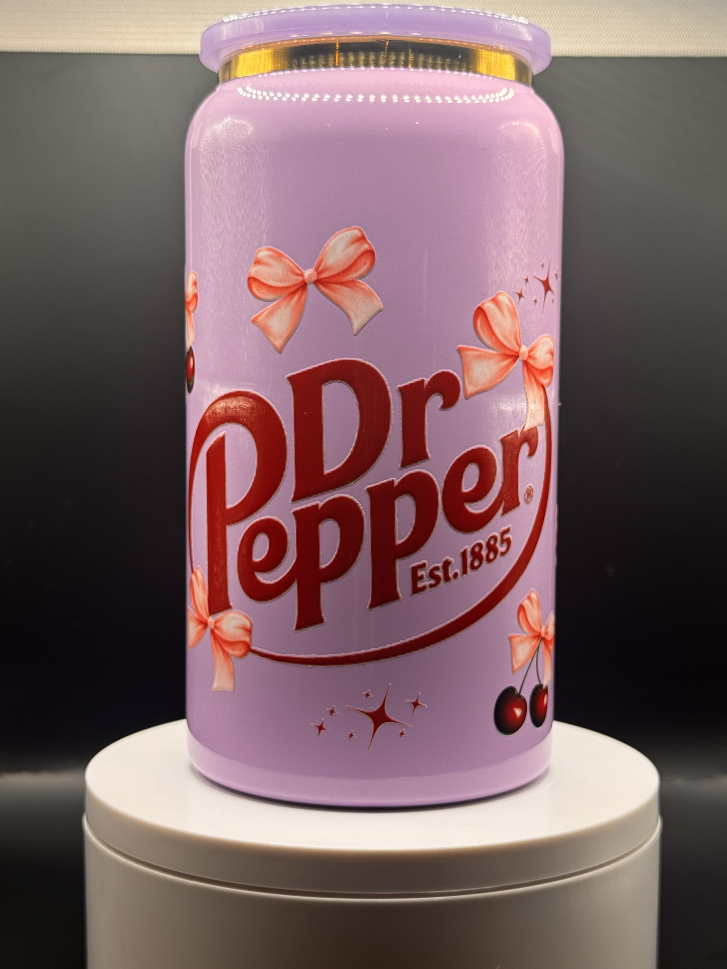 Dr Pepper purple powder coated Cups