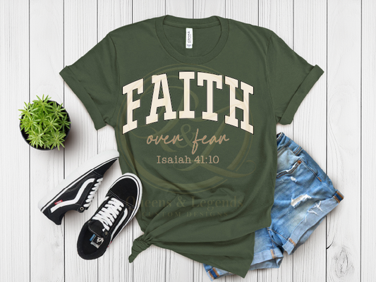 Faith Over Fear DTF Transfer