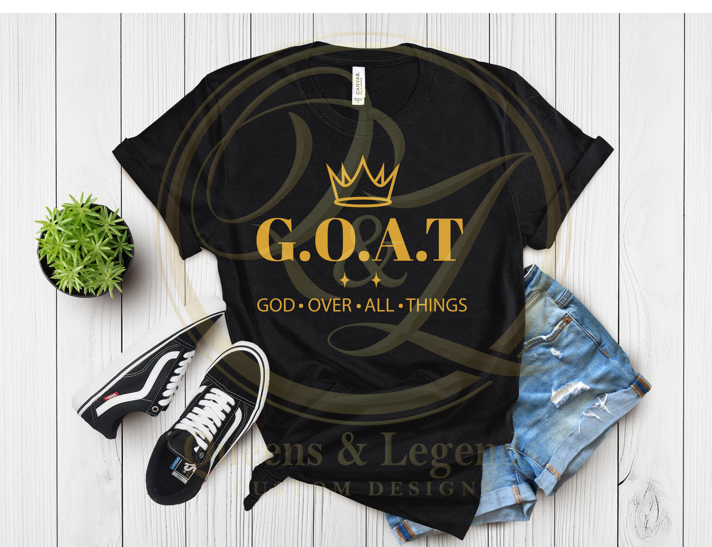 G.O.A.T - God Over All Things DTF Transfer