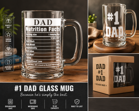 Dads Nutrition Facts Mug