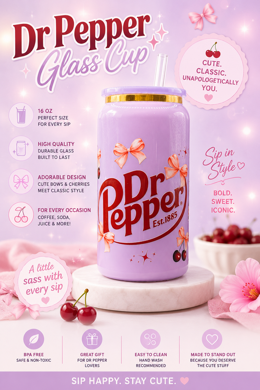 Dr Pepper purple powder coated Cups