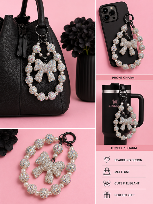 Cute Bow Phone Charm