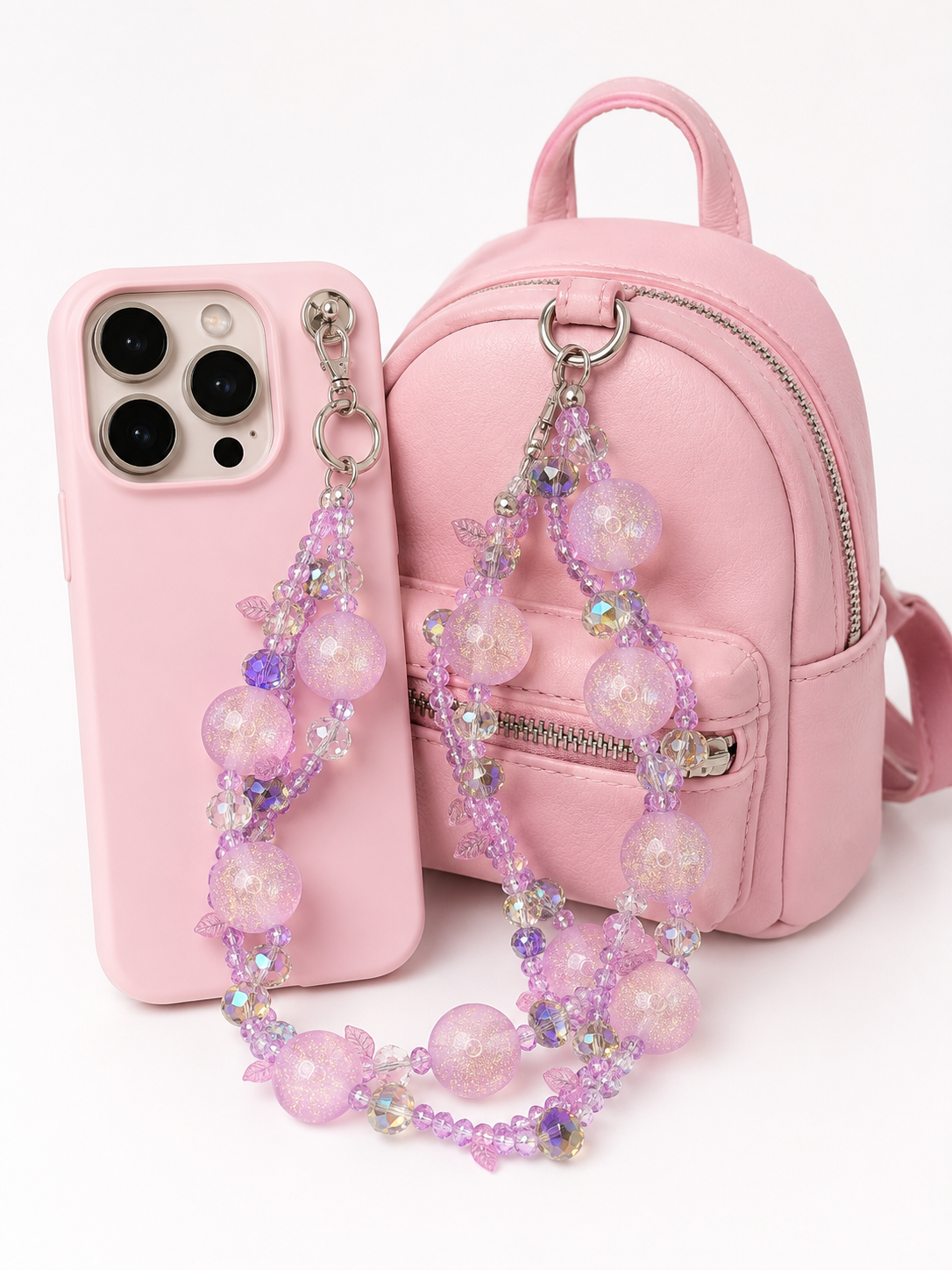Purple Phone Charm