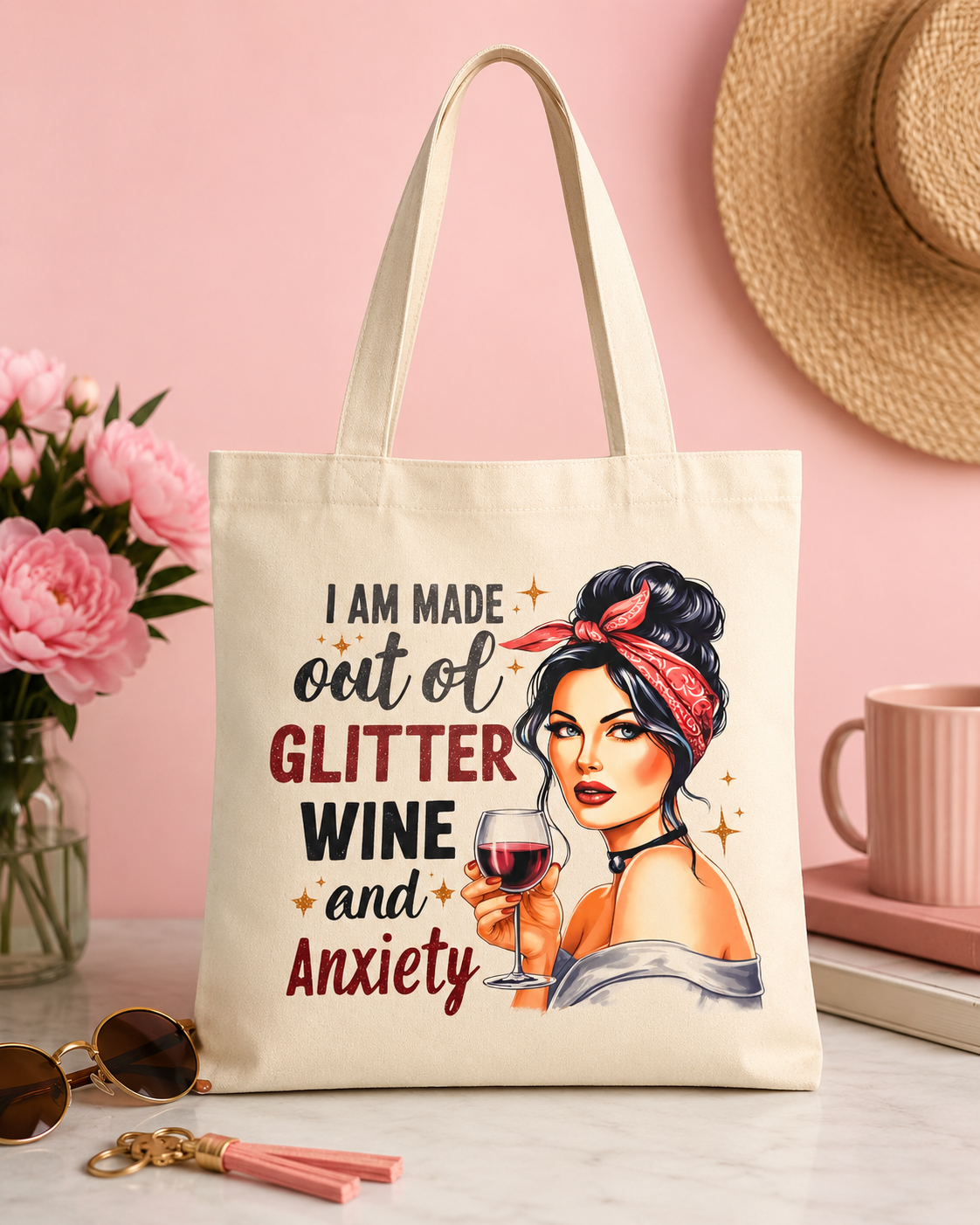 I am Made out of Glitter Wine and Anxiety