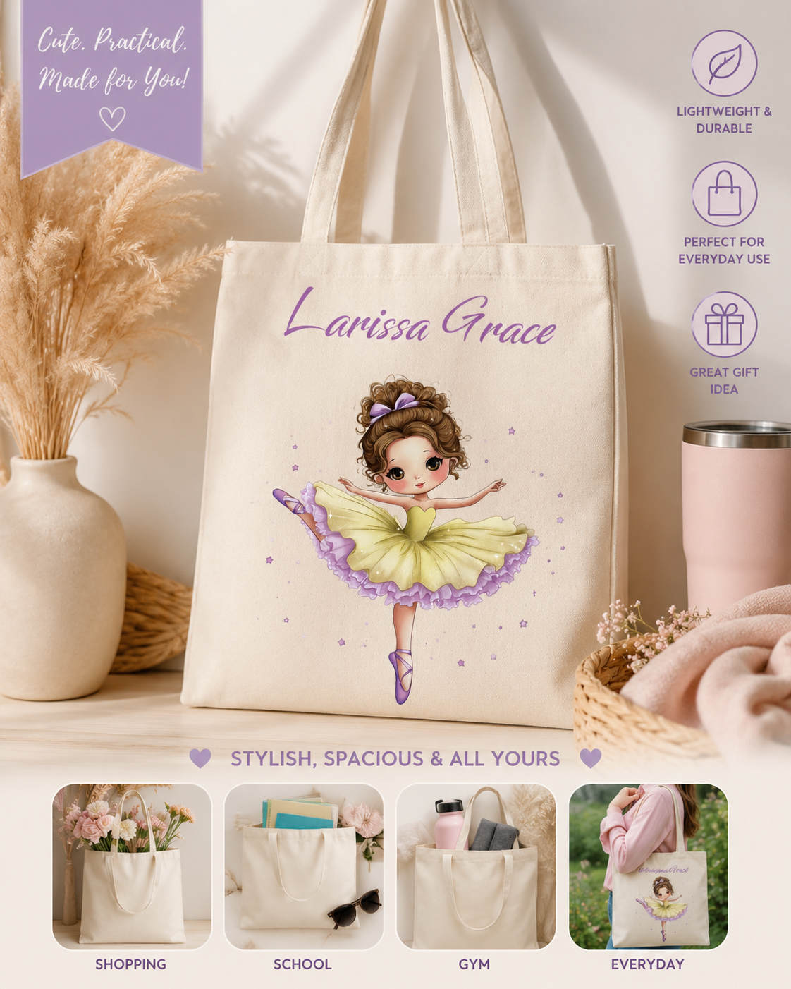 Personalized Tote with the Design of your choice