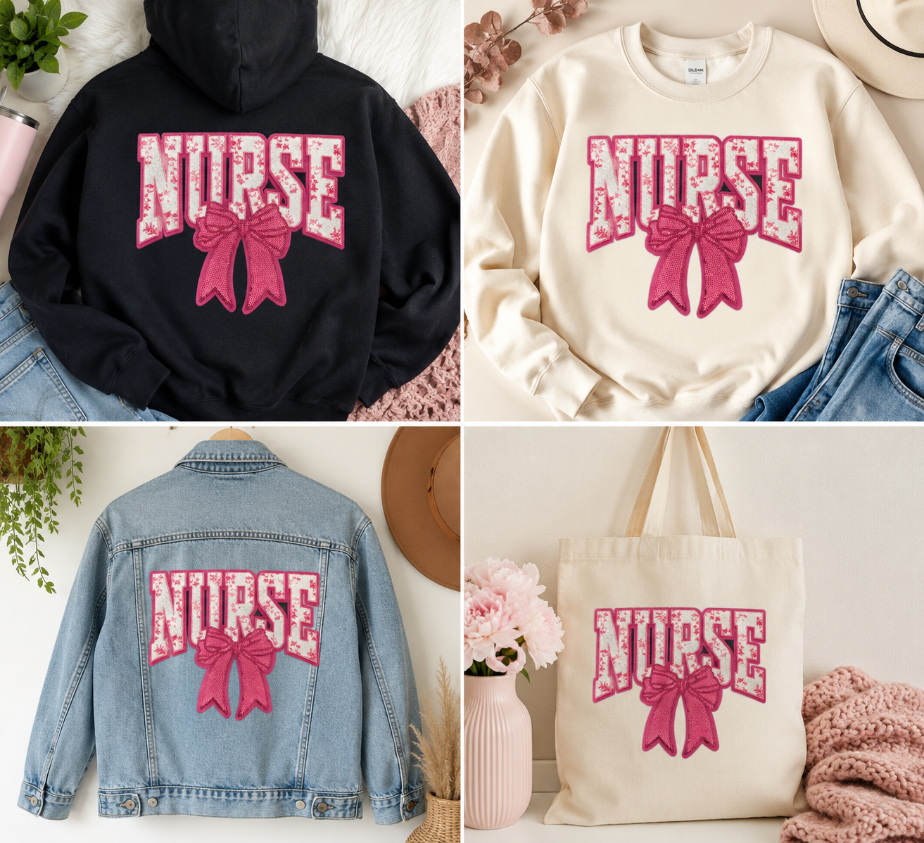 Nurse Iron on Chenille Patch
