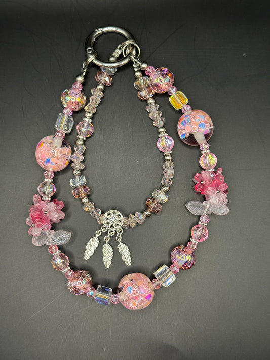 Pink Phone Charm