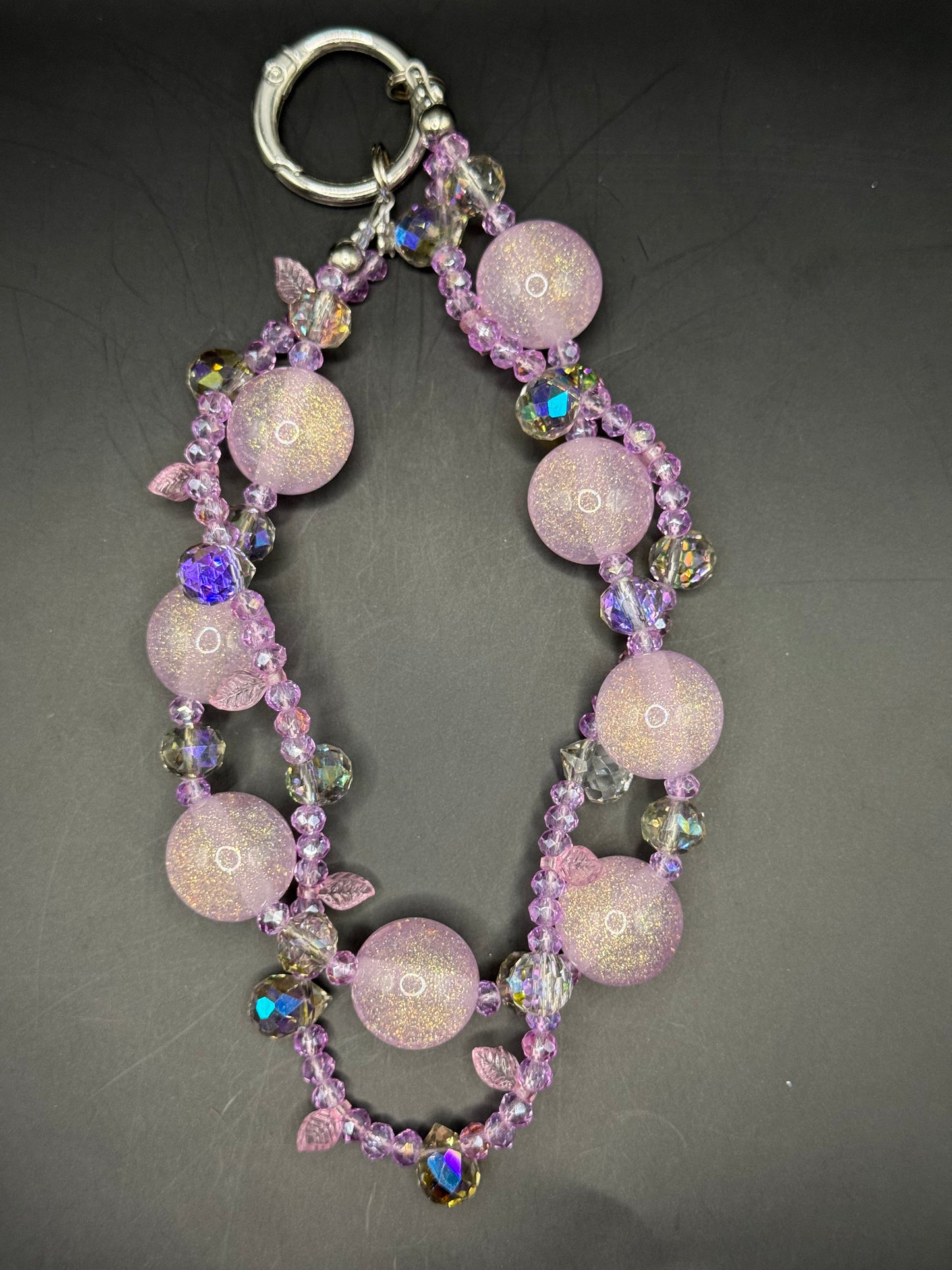 Purple Phone Charm