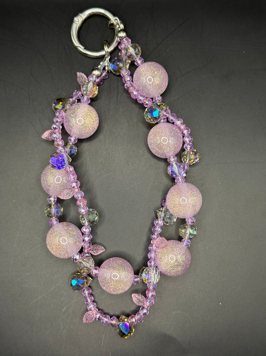 Purple Phone Charm