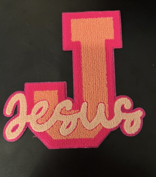 Jesus Iron on Chenille Patch