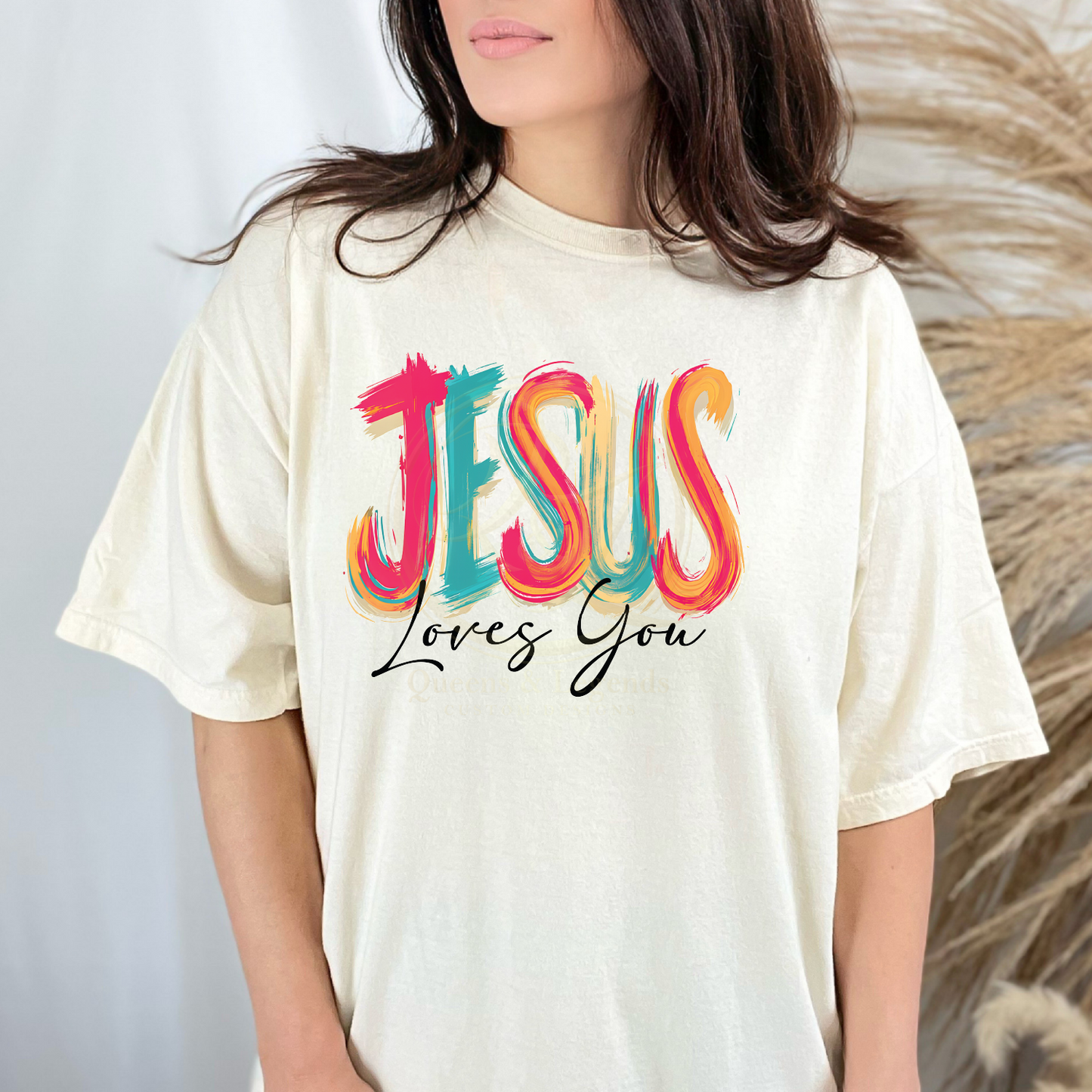 Jesus Loves You DTF Transfer