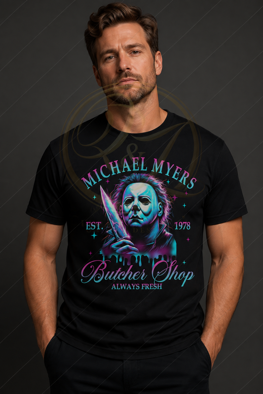 Michael Myers Neon T-Shirt
