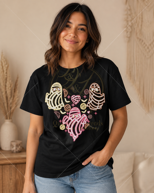 Spooky Conchas Neon T-Shirt