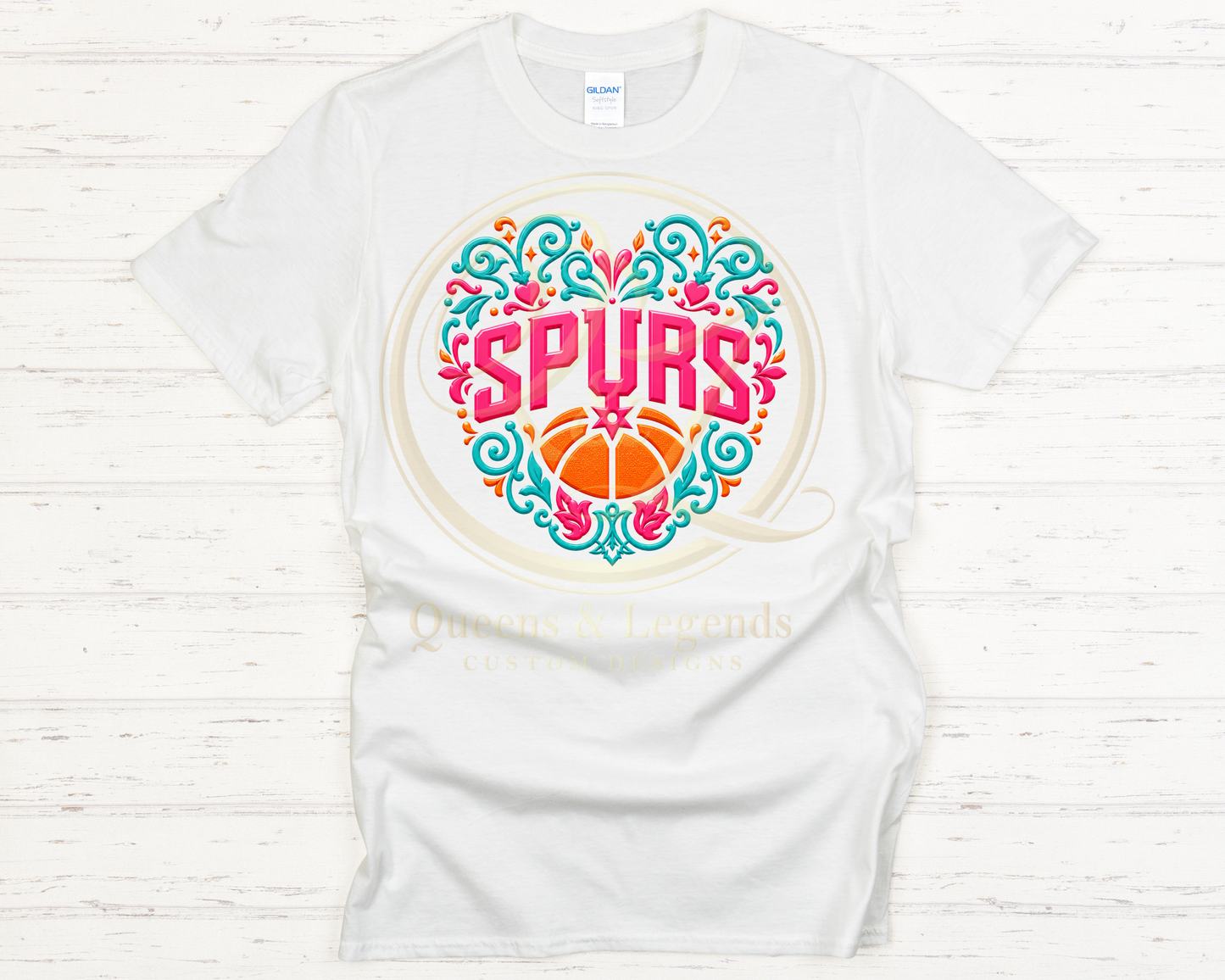 Spurs Heart T-Shirt