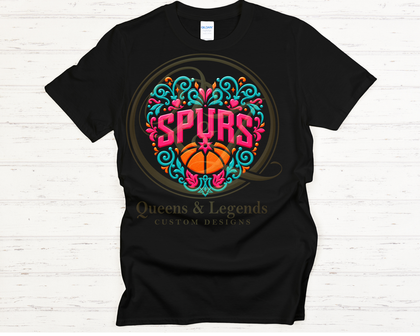 Spurs Heart T-Shirt