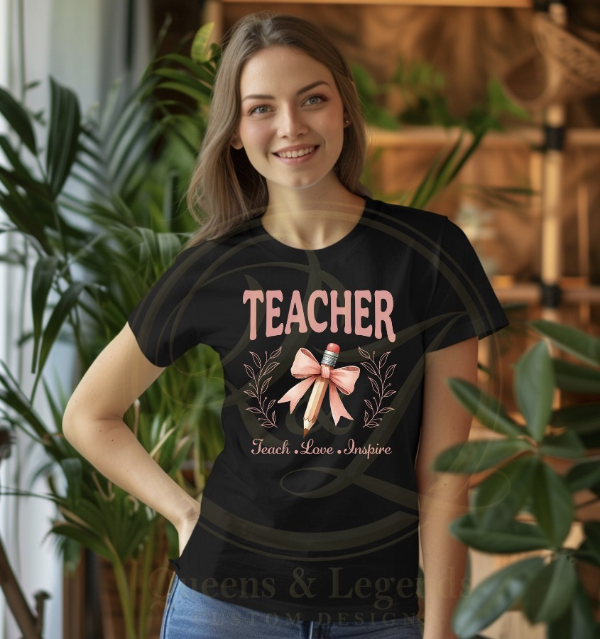 Teacher -Teach, Love, Inspire T-Shirt