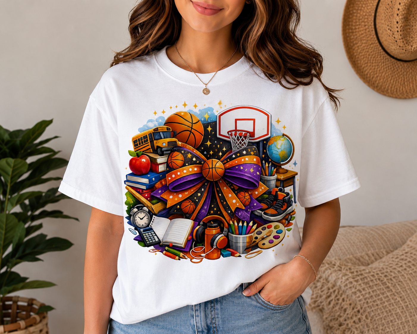 Back to School Basketball T-Shirt