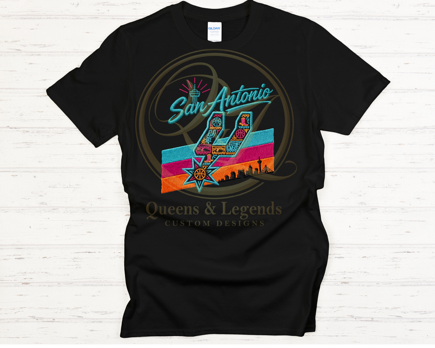 Spurs Embroidered Look T-Shirt