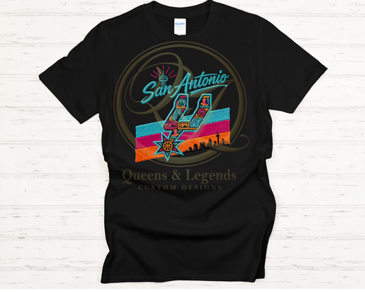 Spurs Embroidered Look T-Shirt